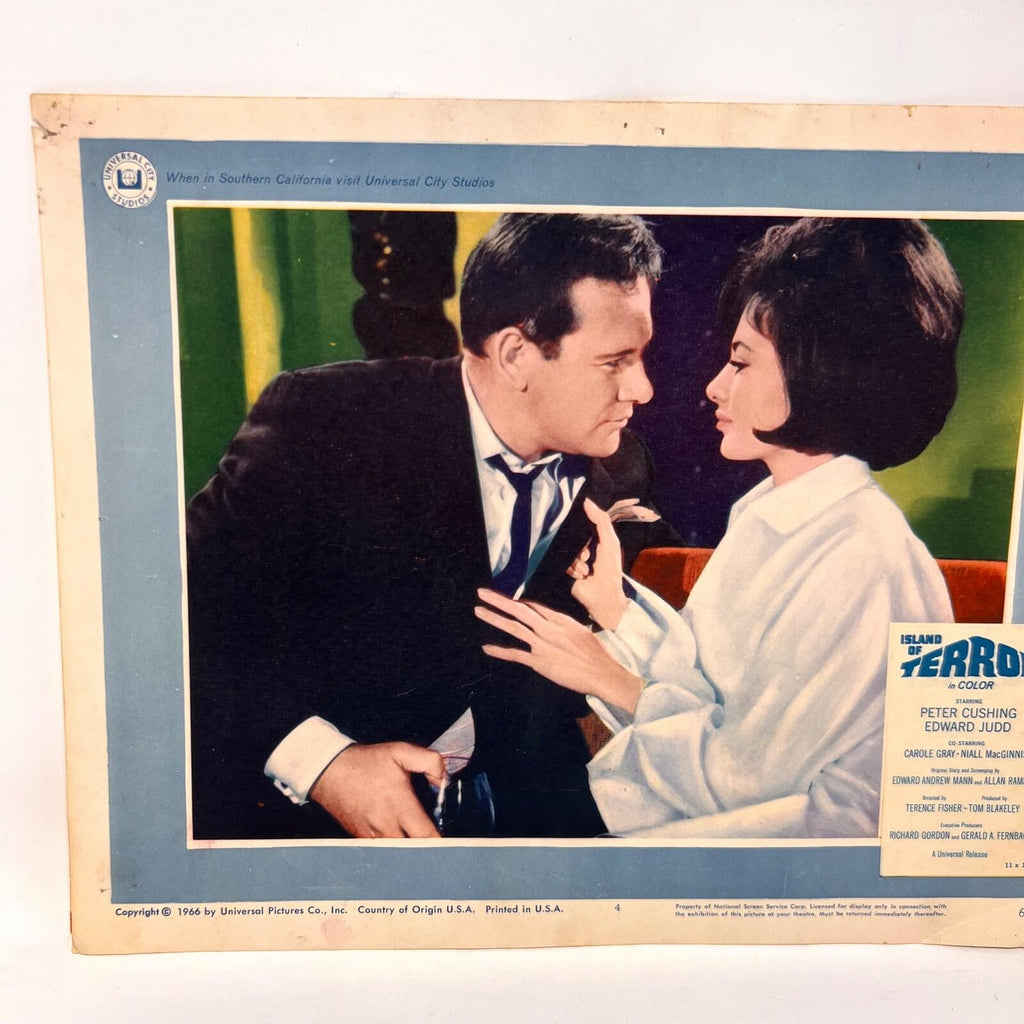 1966 Island Of Terror In Color Original Movie Lobby Card No.4
