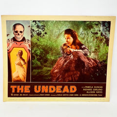 1957 The Undead Movie Lobby Card Pamela Duncan Richard Garland Alison Hayes (c)