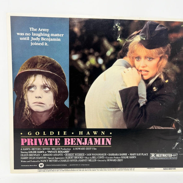 1980 Goldie Hawn Private Benjamin Collectible movie Lobby Card (a)