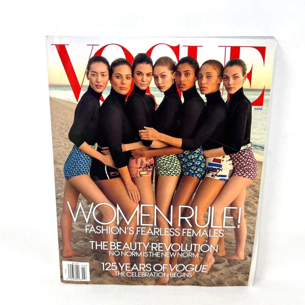 Vogue Magazine March 2017 125 Years Woman Rule Fahions Frearless Females