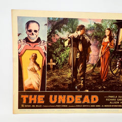 1957 The Undead Movie Lobby Card Pamela Duncan Richard Garland Alison Hayes (a)