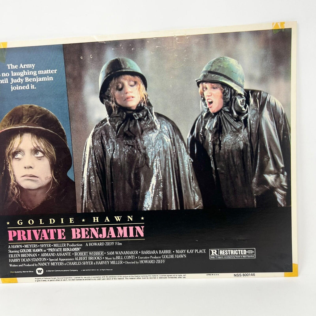 1980 Goldie Hawn Private Benjamin Collectible movie Lobby Card (c)
