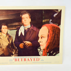 1962 Betrayed Lobby Card Movie Poster No.2