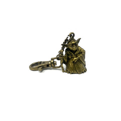 Star Wars Yoda Keychain 1997 Gold Metal