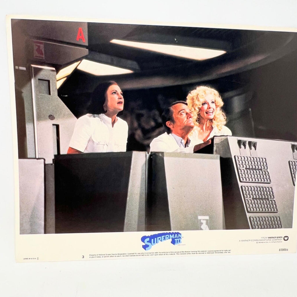 1983 Superman III Collectible Movie Lobby Card