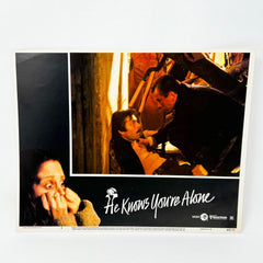 He Knows You're Alone Horror Movie Lobby Card Poster No.3