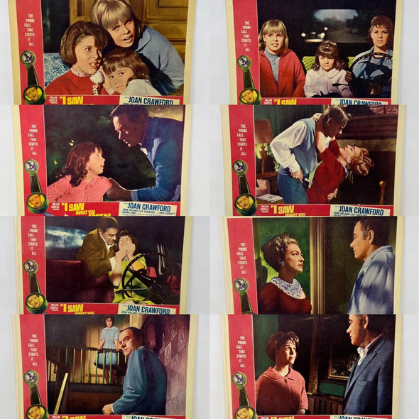 I Saw What you did and I know who you are  Lobby Cards Set Of 8