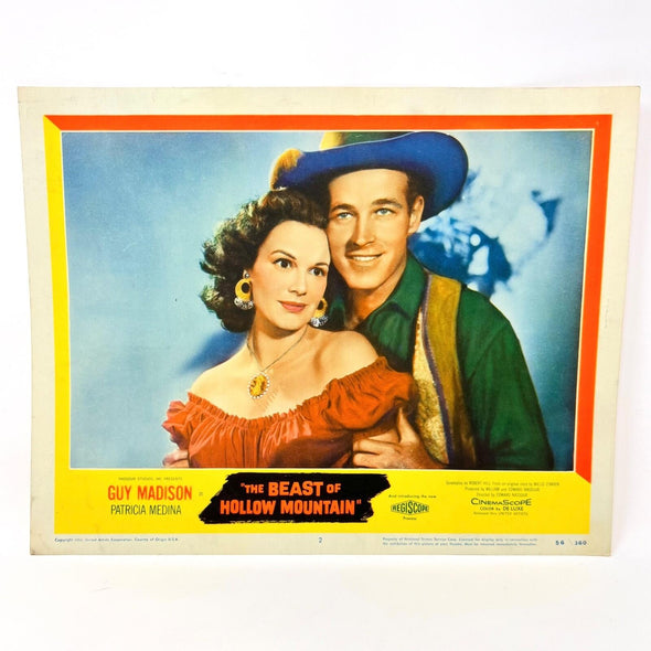 1956 The Beast Of Hollow Mountain  Vintage Movie Lobby Card No.2 Guy Madison