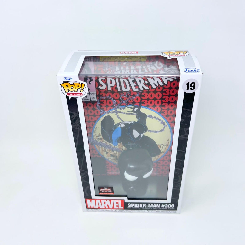 Funko Pop Comic Cover THE AMAZING SPIDER-MAN BLACK SUIT 300 Exclusive Marvel 19