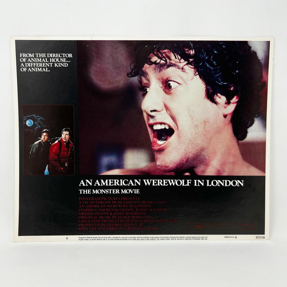 1981 An American Werewolf in London The Monster Orginal Movie Lobby Card No.8