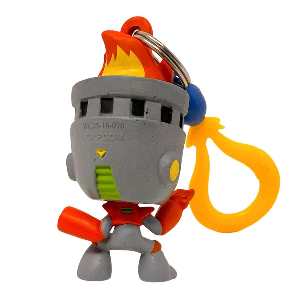Mega Man Fire ManBackpack Hanger Mini Figure  Keychain