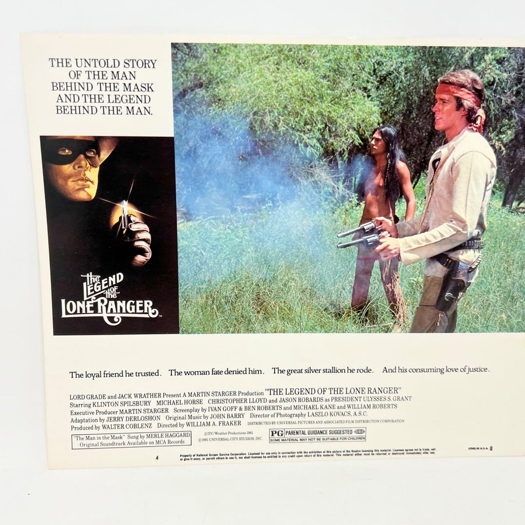 The Legend Of The Lone Ranger Collectible Movie Lobby Card No.4