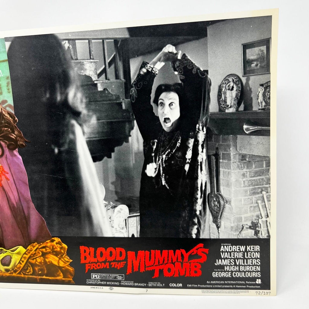 1972 Blood From The Mummy's Tomb Lobby Card Poster #7 Andrew Keir Valerie Leon