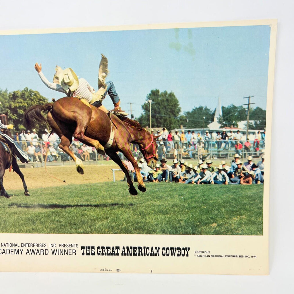 1973 The Great American Cowboy Collectible Movie Lobby Card No.3