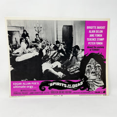 1969 Spirits of the dead Collectible movie Lobby Cards set of 8