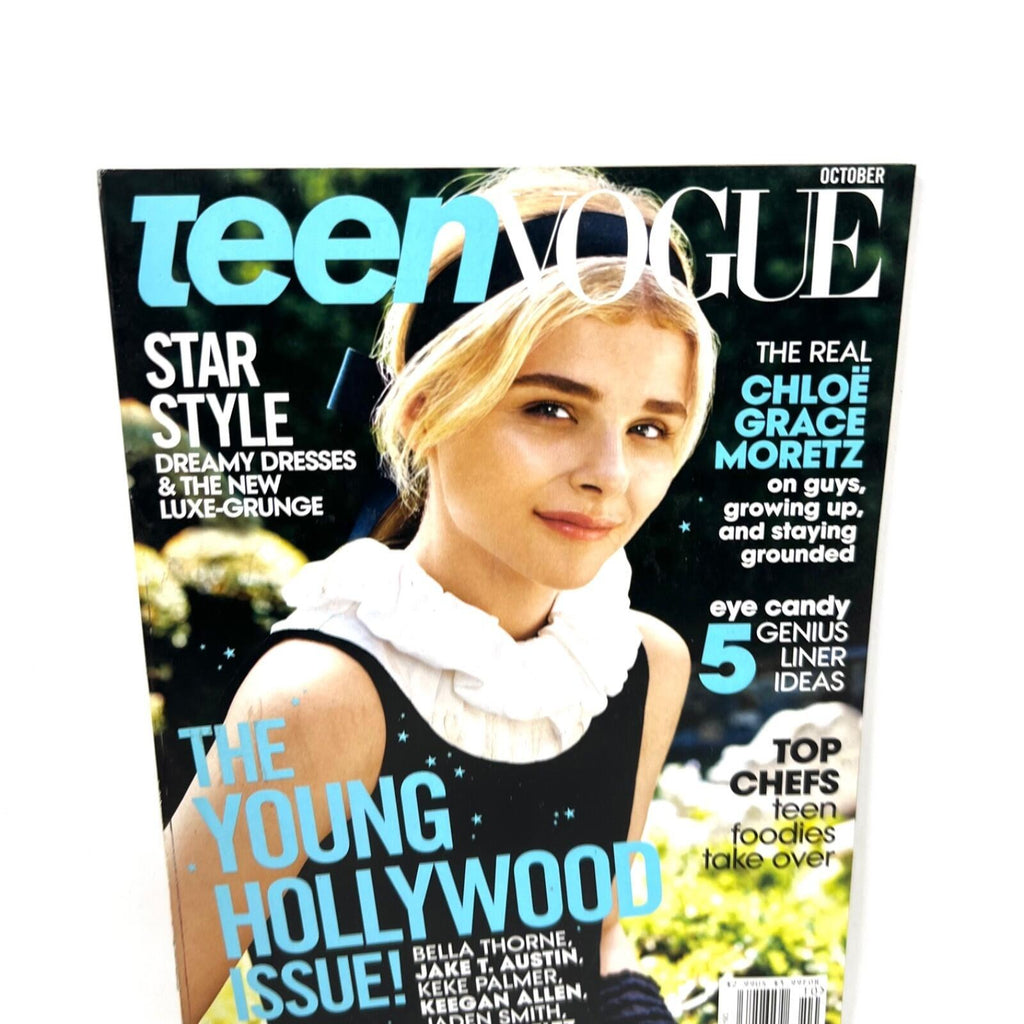 Teen Vogue Magazine Chloe Grace Moretz Oct 2014 Original Publication