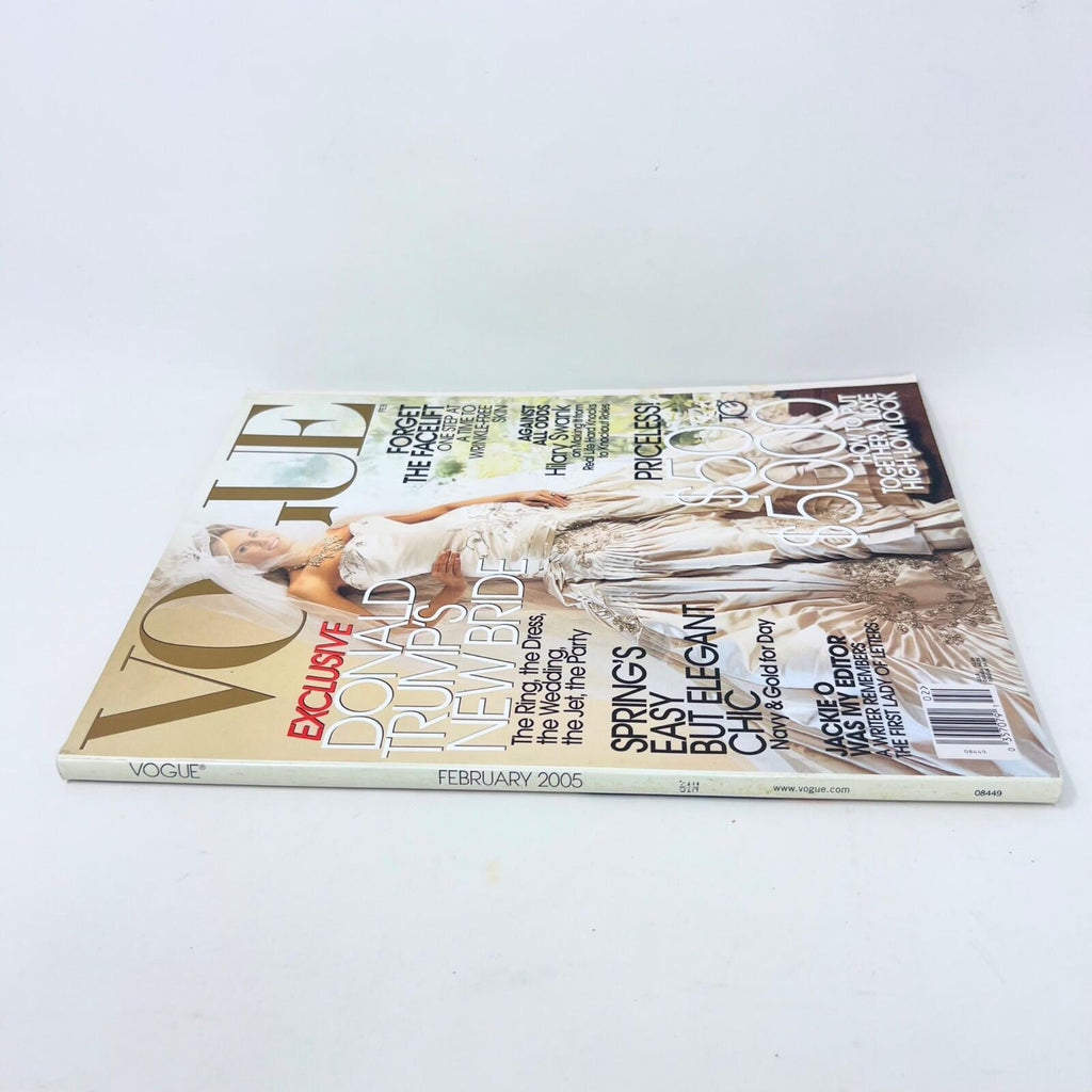 Vogue Magazine February 2005 New Bride Melania Trump by Mario Testino