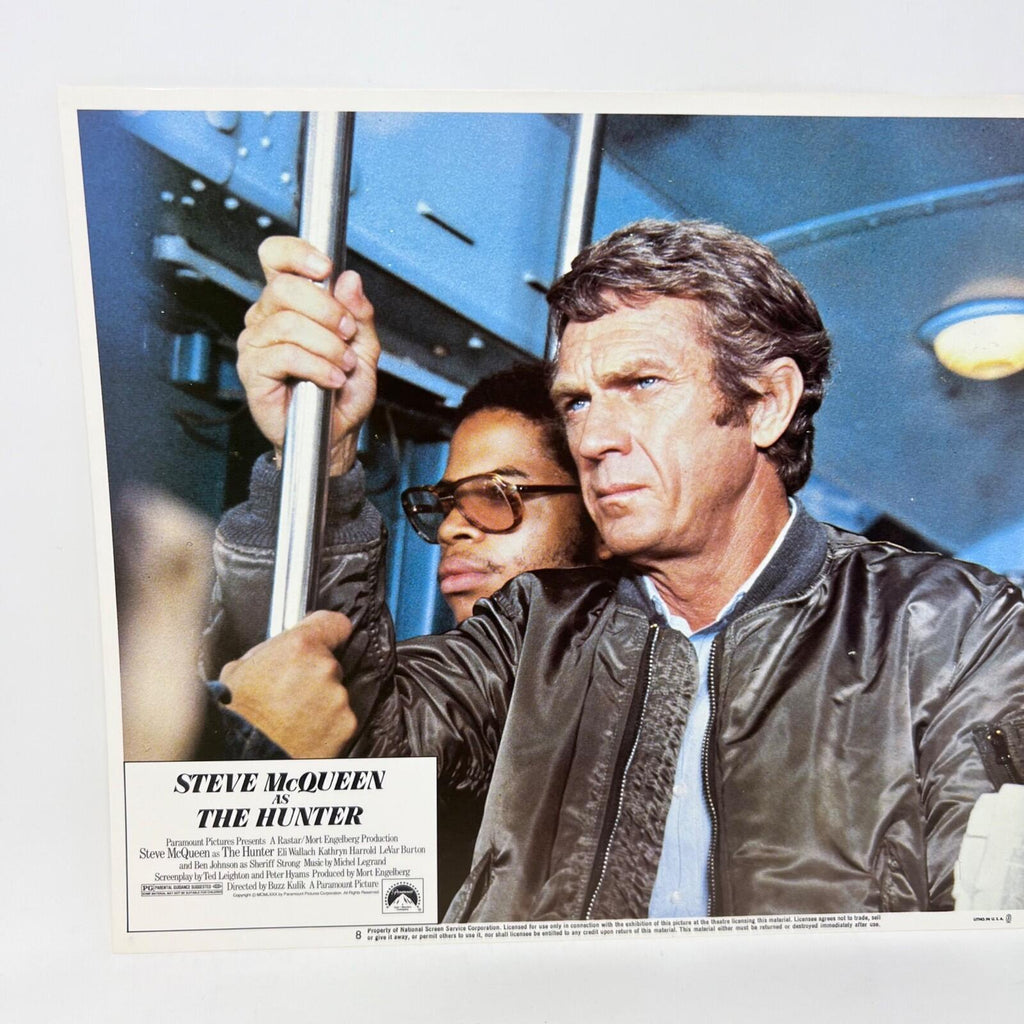Steve Mcqueen as The Hunter Collectible Movie Lobby Card No.8