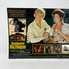 1977 The island of Dr. Moreau Horror Scifi Collectible movie Lobby Card set of 8