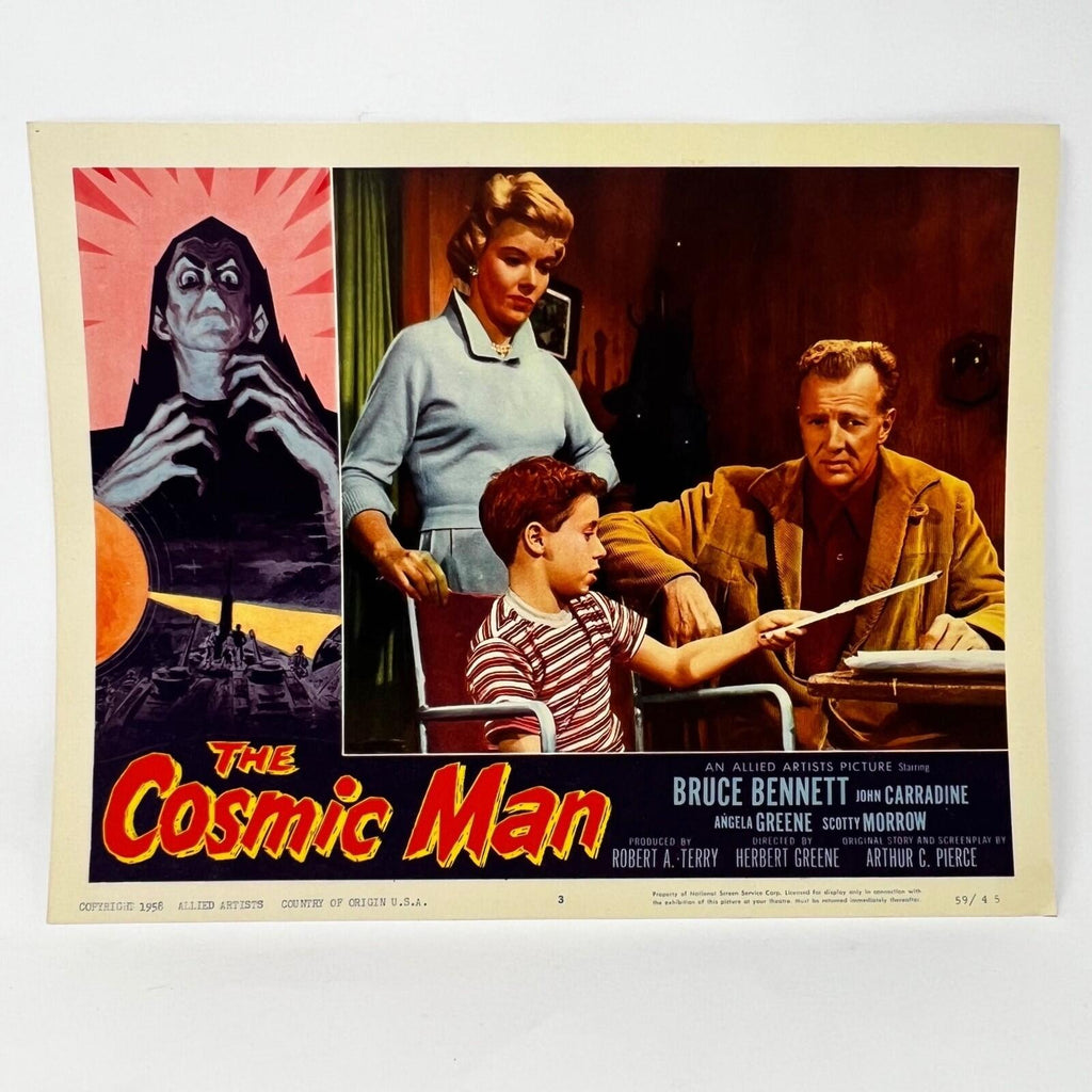 The Cosmic Man Bruce Bennett Collectible movie Lobby Card No.3