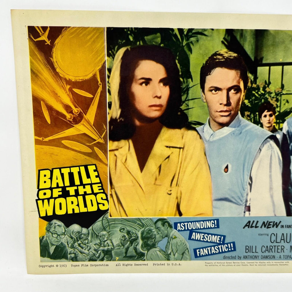 1963 Battle Of The Worlds Movie Lobby Card (c)