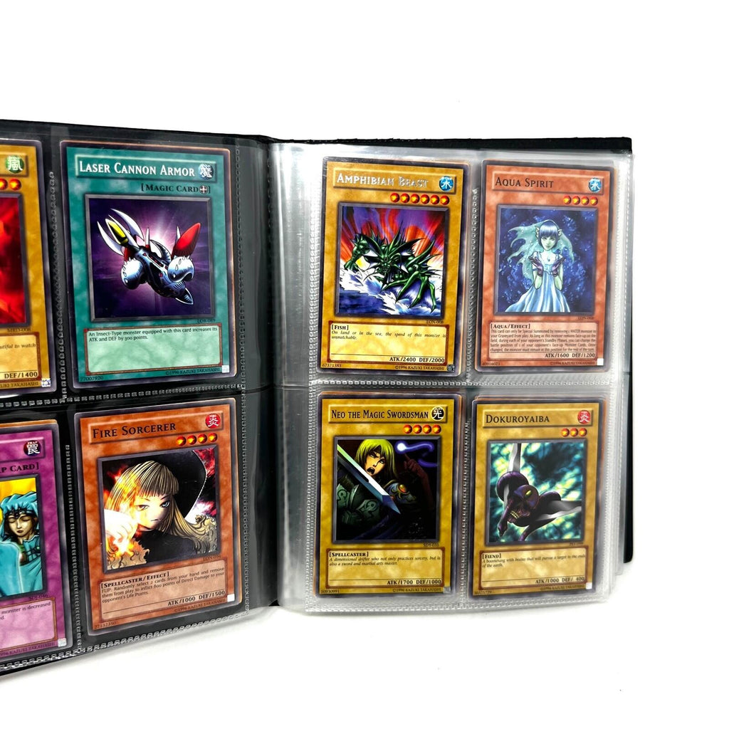 Konami Yugioh Yu-Gi-Oh 112 Trading Card Lot With Album