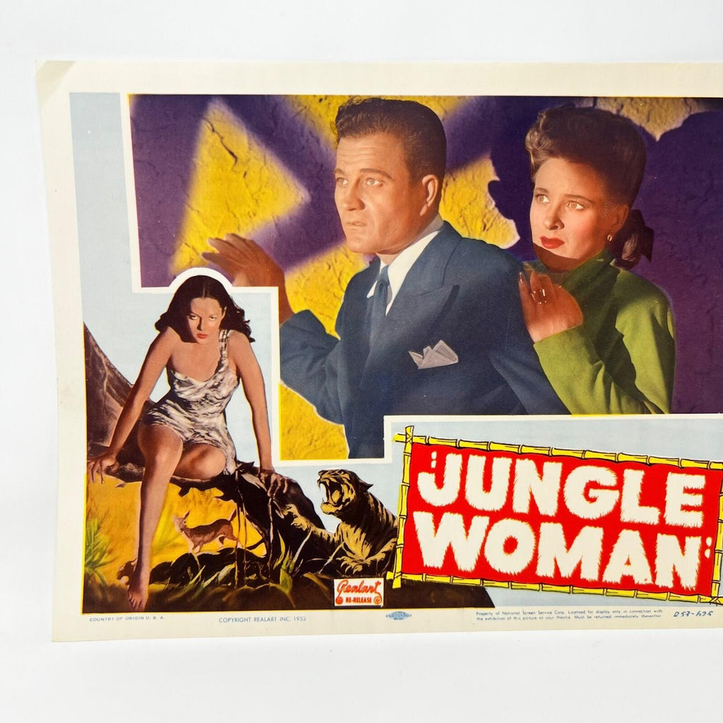 1953 Jungle Woman Collectible movie Lobby Card Evelyn Ankers (c)