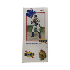 1930's Vintage Sunoco Cleveland Indians The Tribe Indians Logo Enamel Pin