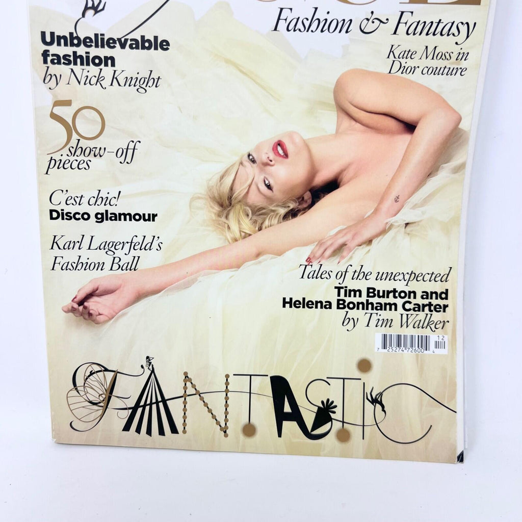 Vogue Fashion Magazine December 2008 Kate Moss Cover