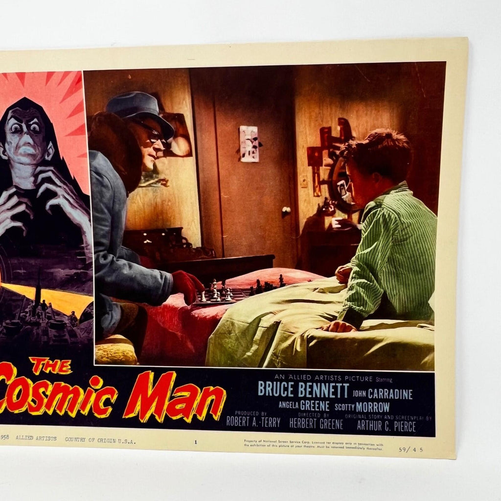 The Cosmic Man Bruce Bennett Collectible movie Lobby Card No.1