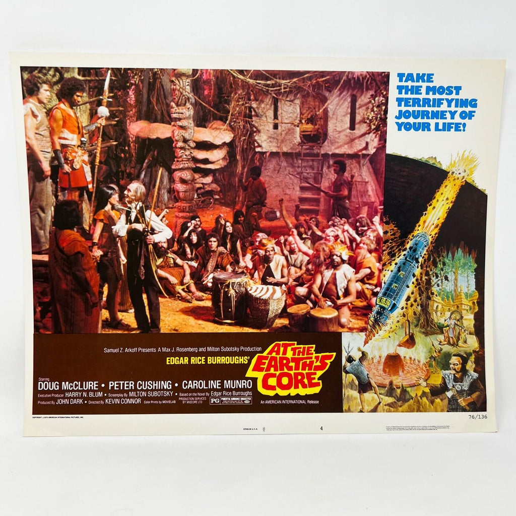 1976 At the earths Core Collectible movie Lobby Cards set of 8