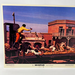 100 Rifles Movie Lobby Card No. 6