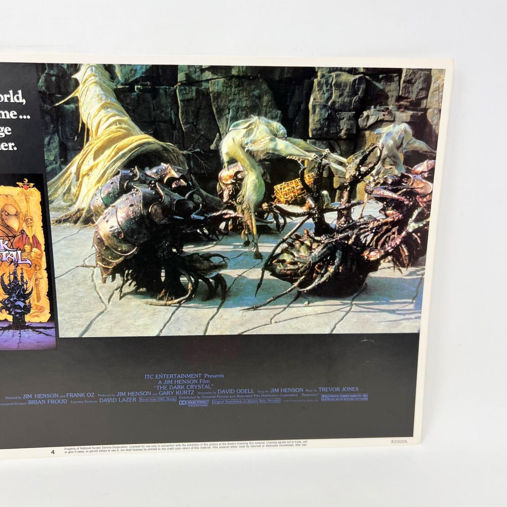 1982 The Dark Crystal Movie Sci-fi Lobby Card Poster No.4