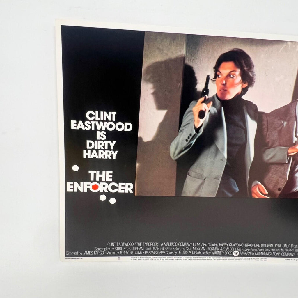 Clint Eastwood Is Dirty Harry The Enforcer Collectible movie Lobby Card No.8