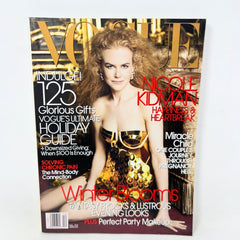 Vogue Magazine December 2006 Nicole Kidman Cover No Label VG