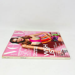 Vogue Magazine British April 2003 Angela Lindvall model cover