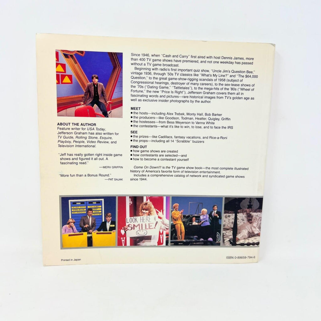 Come On Down The TV Game Show Book