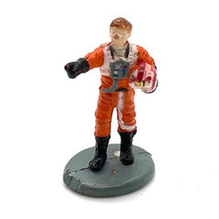 Star Wars Micro Machines 1'' Rebel Pilot Holding Helmet Miniature Figure