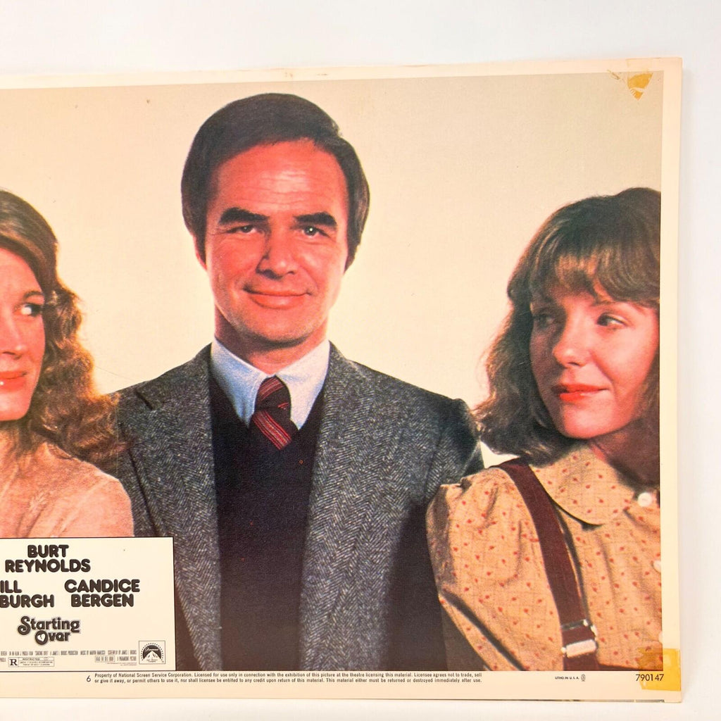 1979 Starting Over Vintage Movie Lobby Card No.6 Jill Clayburgh Candice Bergen
