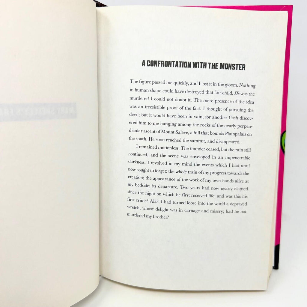 Mary Shelly's Frankenstein Classic Horror Hardcover Book