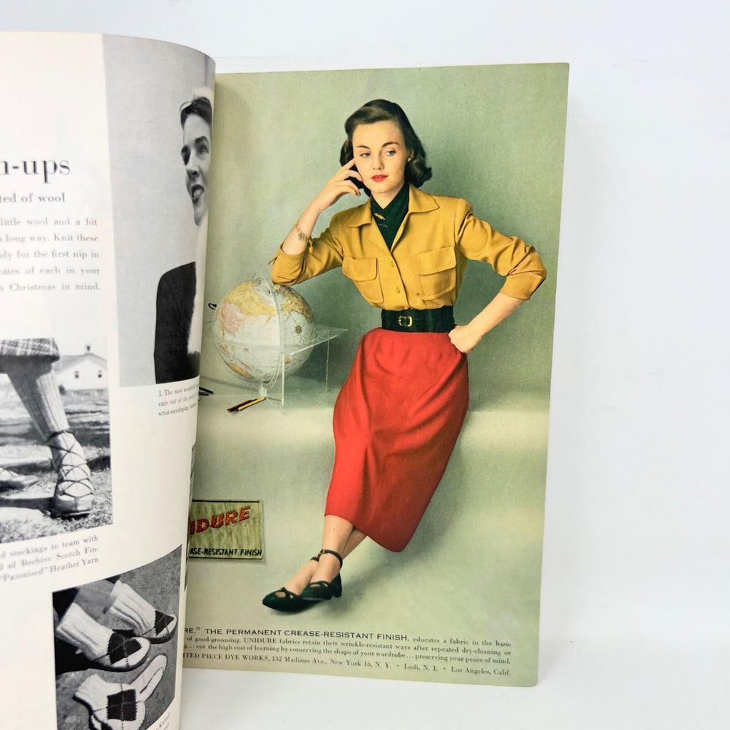 Vintage Vogue Pattern Book August September 1948