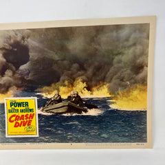 1956 Crash Dive Movie Lobby Card Poster No.8