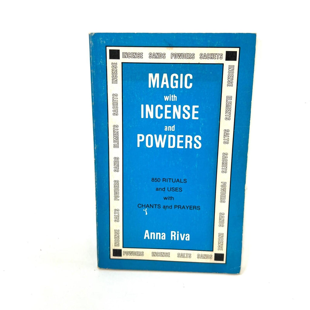 Magic with Incense and Powders 1984 Anna Riva Chants Prayers Vintage Book