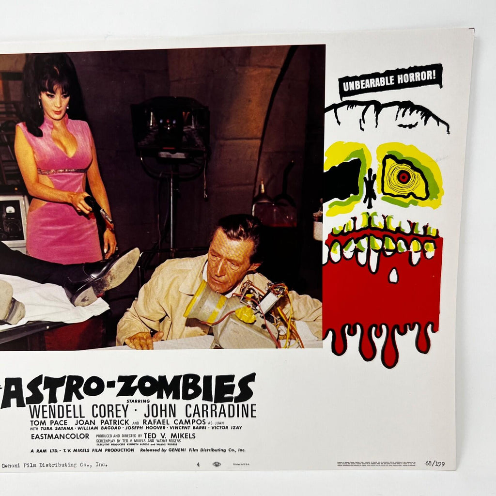 The Astro-Zombies Unbearable Horror Lobby Card No.4