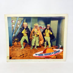 1962 The Three Stooges In Orbit Collectible Movie Lobby Card (d)