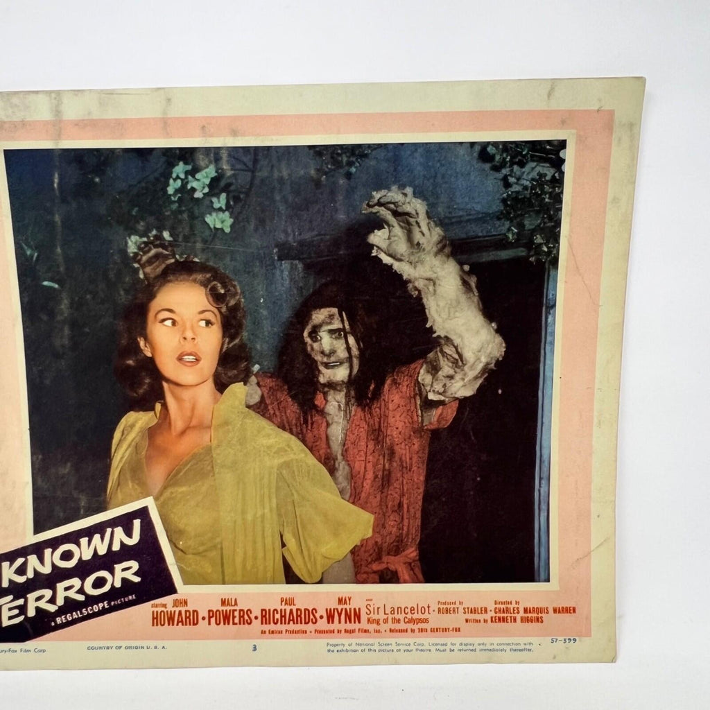 1957 Unknown Terror  Movie Lobby Card No.3