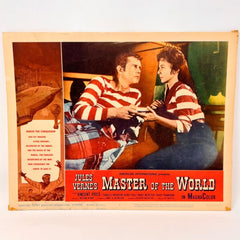 1961 Master Of The World Original Movie Lobby Card No.4 Jules Vernes Vince Price