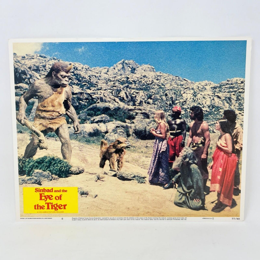 1977 Simbad and The Eye of the Tiger Collectible Movie Lobby Card No.8