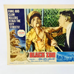 1963 Black Zoo Vintage Movie Lobby Card No.3