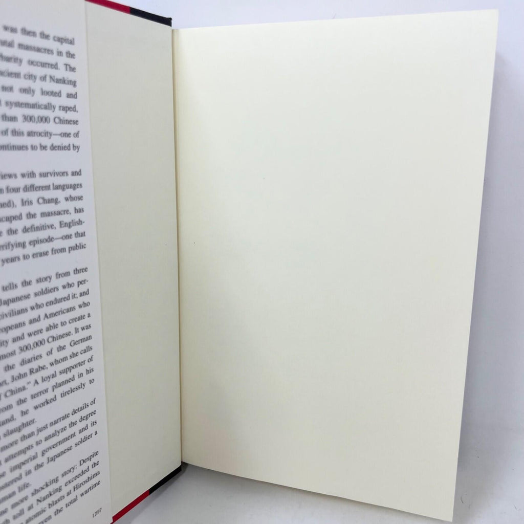 The Rape of Nanking By Iris Chang First Edition hardcover